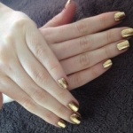 Shellac Burnt Romance with Gold Foil
